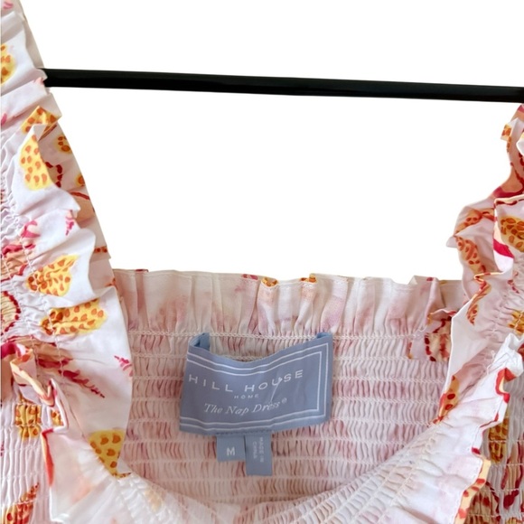 Hill House Elizabeth Mini Nap Dress in Orange Shell Mosaic - Picture 6 of 8